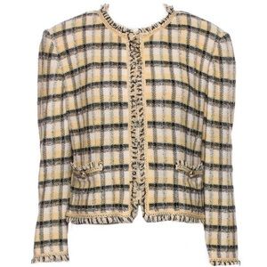 St. John Collection by Marie Gray, Plaid Blazer size 12.